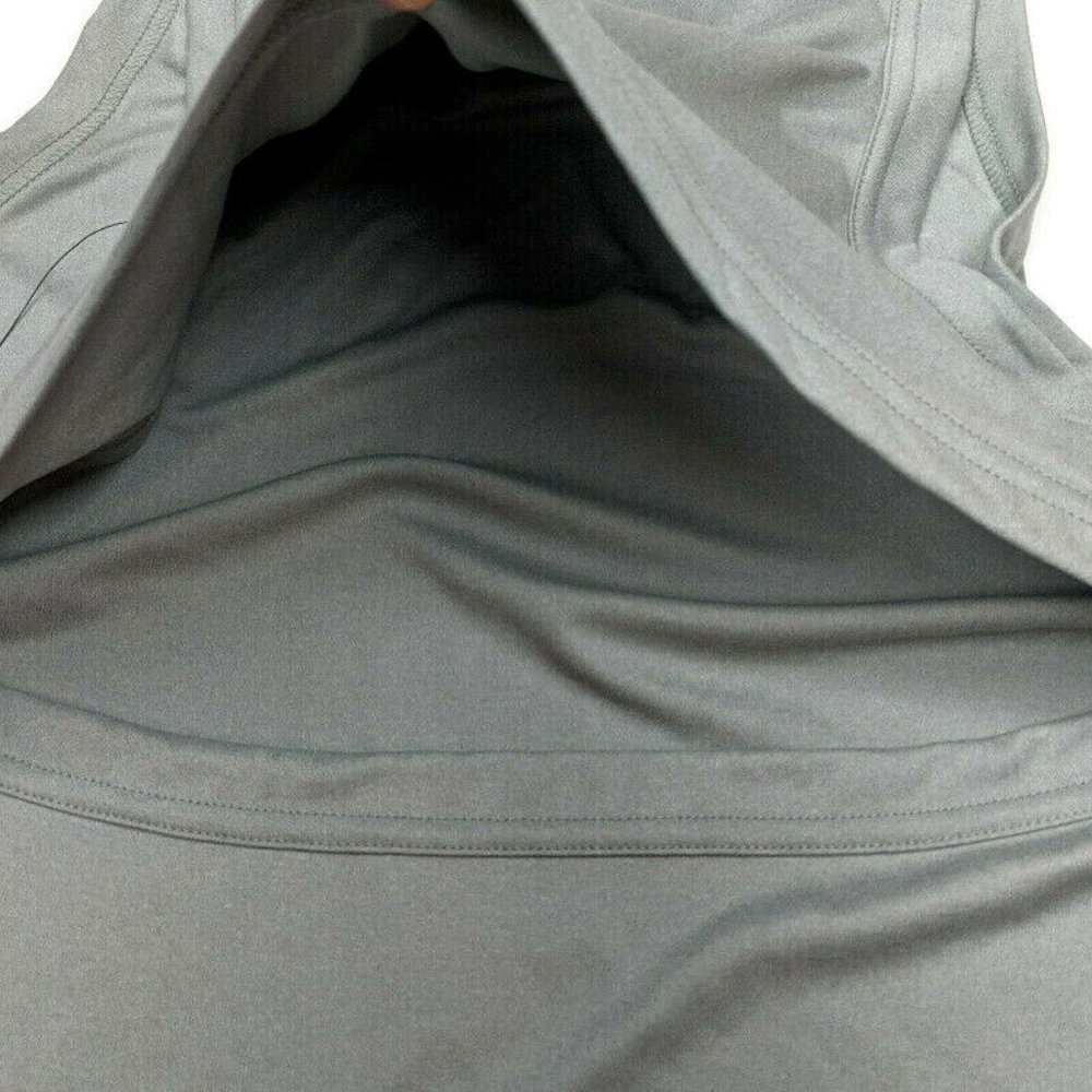 Nike Dri-Fit Split-back Running Top Wolf Grey NWT - Picture 3 of 8